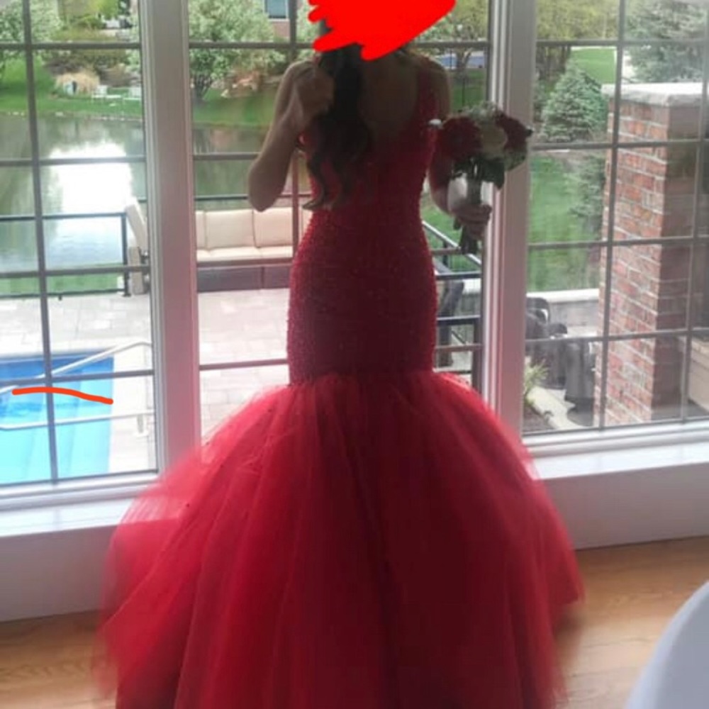 Red dress